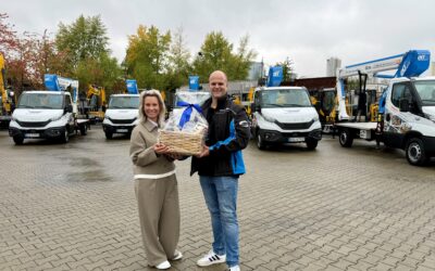 Socage Deutschland liefert 20 LKW-Arbeitsbühnen an die Wiesecker Group